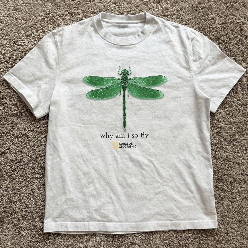 National Geographic why Am I So Fly  Dragonfly Tee